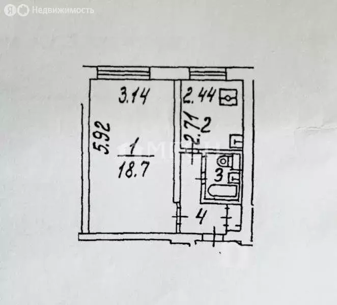 1-комнатная квартира: Москва, Живописная улица, 6к3 (32.5 м) - Фото 0