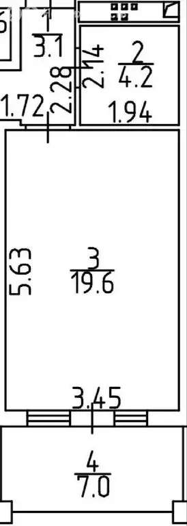 Квартира-студия: Алушта, улица Ленина, 17 (34 м) - Фото 1