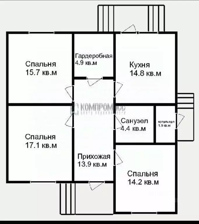 Дом в Краснодарский край, Абинск Западная ул., 105 (92 м) - Фото 2