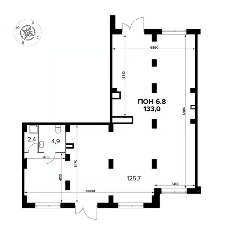 Торговая площадь в Московская область, Люберцы ул. Рождественская, 10 ... - Фото 2