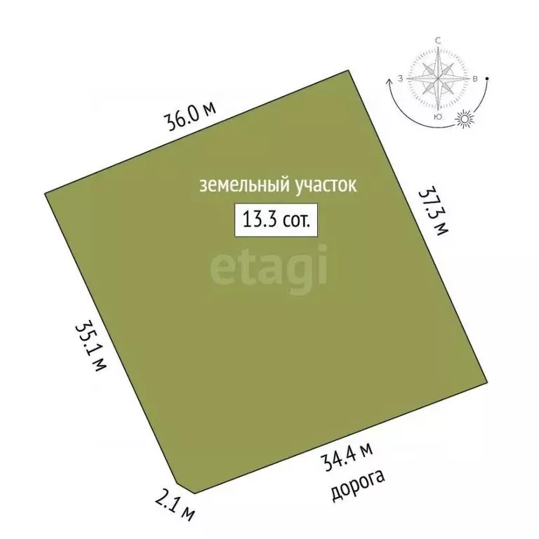 Участок в Тюменская область, Тобольский муниципальный округ, ... - Фото 2