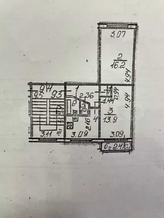 2-к. квартира, 47,5 м, 2/5 эт. - Фото 0