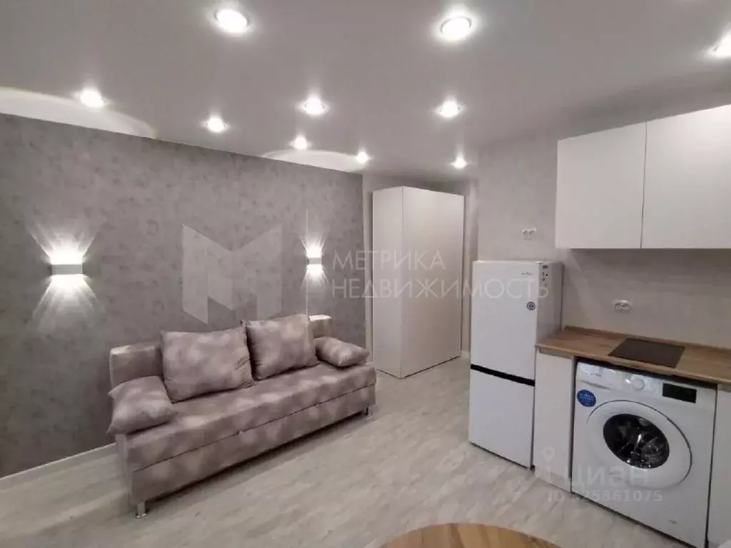 Студия Тюменская область, Тюмень ул. 30 лет Победы, 77 (21.0 м) - Фото 1