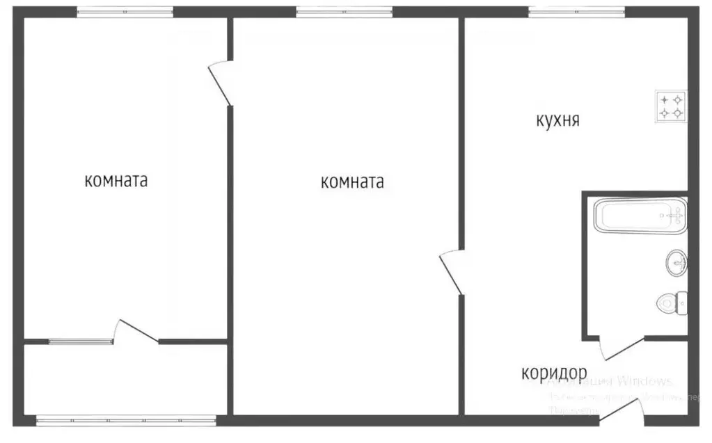 2-к кв. Ярославская область, Ярославль Пионерская ул., 5а (45.8 м) - Фото 2