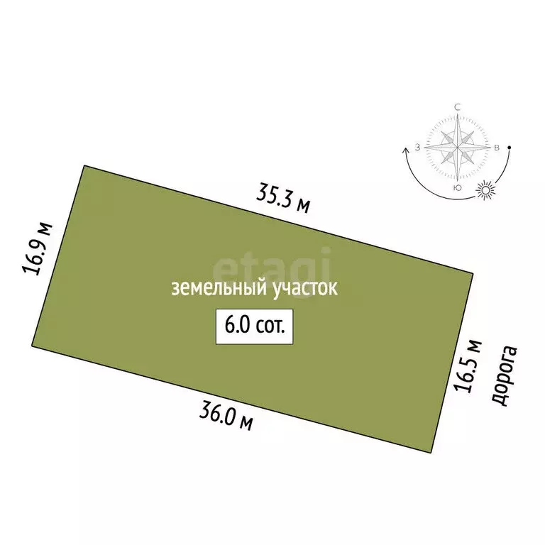 Участок в Миасс, СНТ Автомобиль (5.5 м) - Фото 1