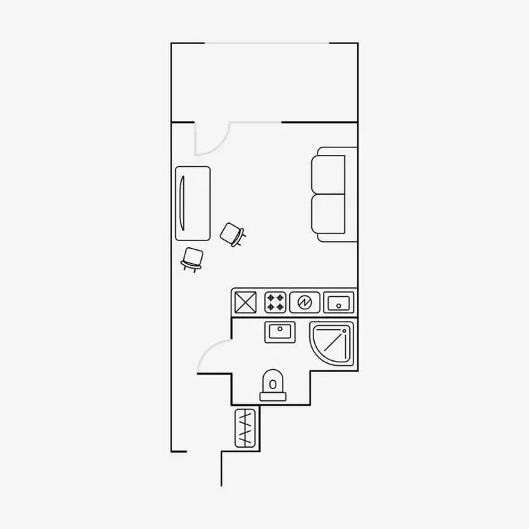 Студия Москва ул. Берзарина, 30 (20.0 м) - Фото 1