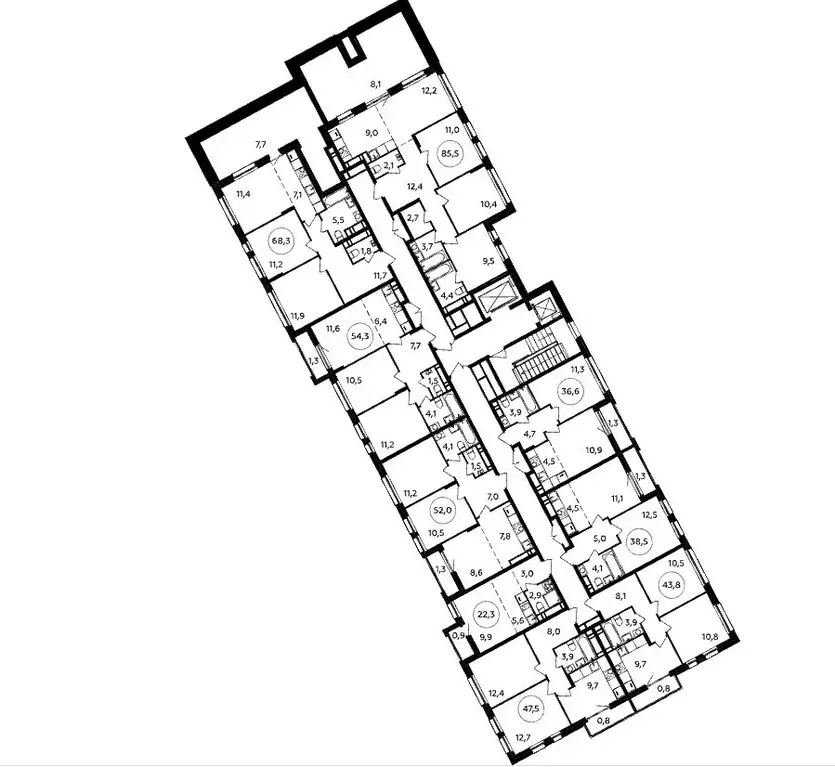 3-к кв. Москва ул. Лобановский Лес, 13 (68.3 м) - Фото 1