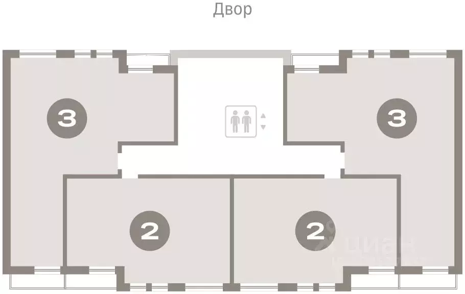 2-к кв. Тюменская область, Тюмень ул. Республики, 203к1 (60.23 м) - Фото 1