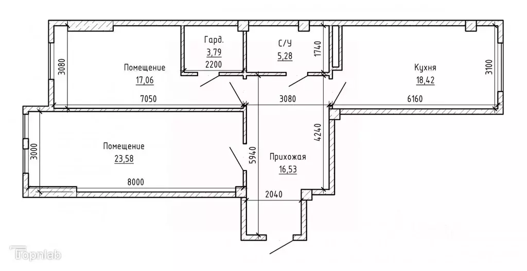 2-к кв. Кабардино-Балкария, Баксан просп. Ленина, 1 (85.6 м) - Фото 2