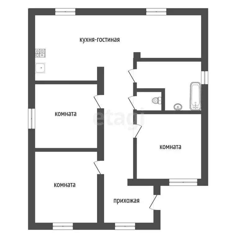Дом в Семилуки, Комсомольская улица (236 м) - Фото 0