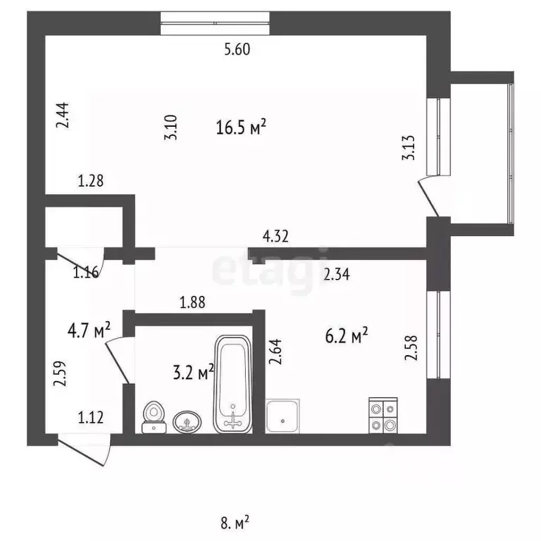1-к кв. Свердловская область, Екатеринбург Вторчермет жилрайон, ул. ... - Фото 1