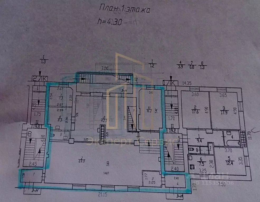 Помещение свободного назначения в Санкт-Петербург просп. Непокоренных, ... - Фото 2