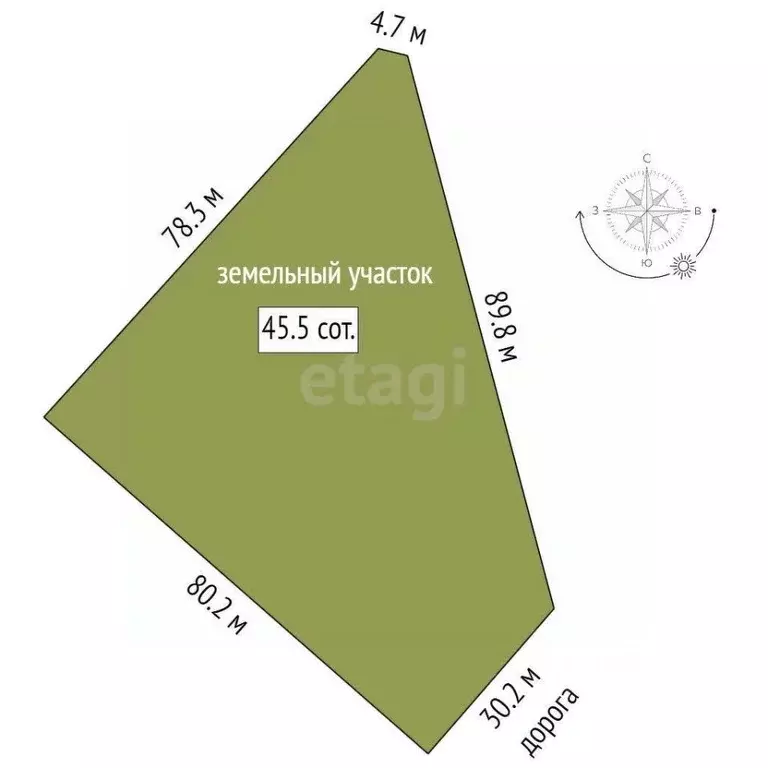 Участок в Москва д. Сатино-Татарское, ул. Сосновая (45.45 сот.) - Фото 1