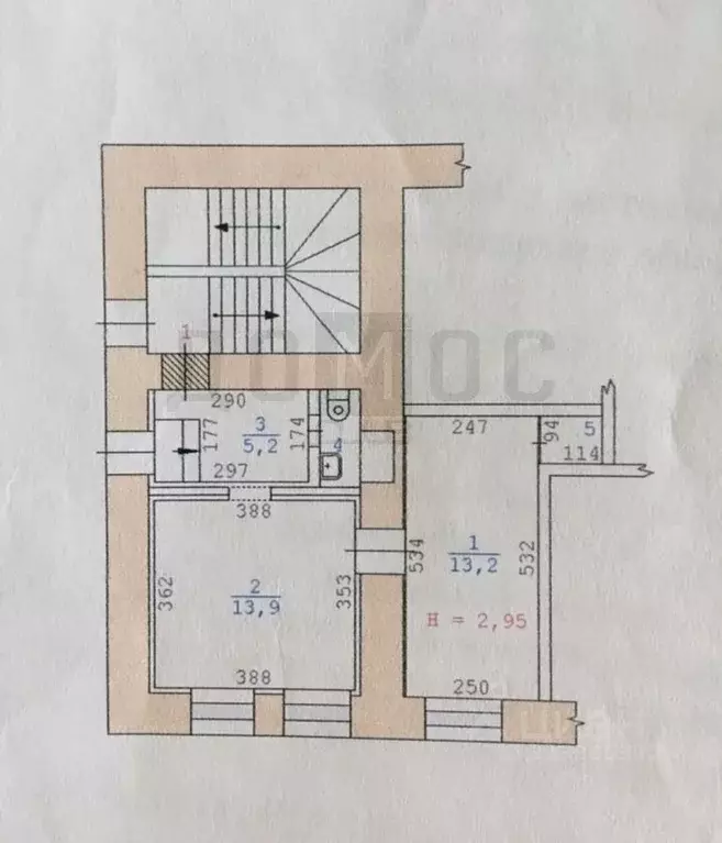 2-к кв. Свердловская область, Екатеринбург ул. Попова, 11 (34.9 м) - Фото 2