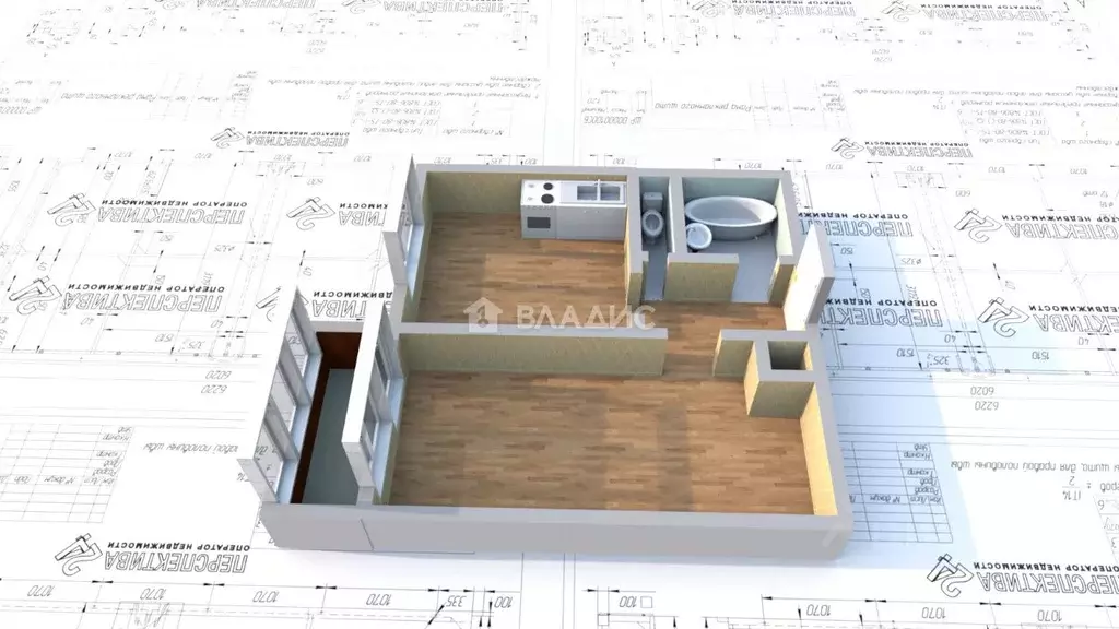 1-к кв. Иркутская область, Ангарск 94-й кв-л, 102 (28.4 м) - Фото 2