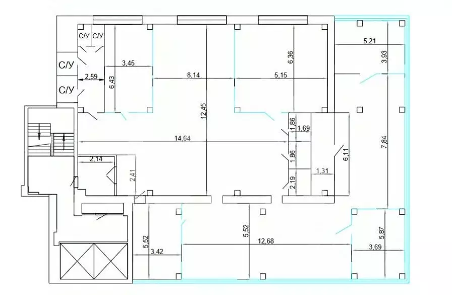 Офис в Москва ул. Бутырский Вал, 68/70С1 (425 м) - Фото 2