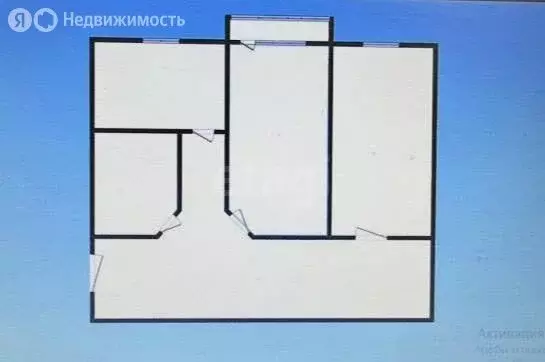 2-комнатная квартира: Губкин, улица Белинского, 6А (42.1 м) - Фото 2