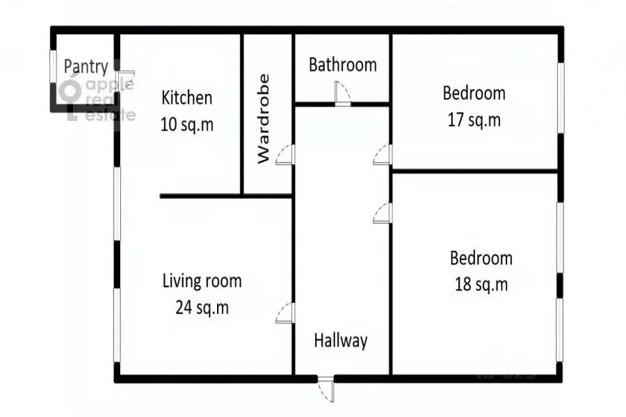 3-к кв. Москва Тверская ул., 12С7 (94.0 м) - Фото 2