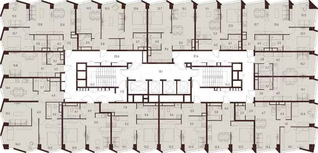 Квартира-студия, 26,4 м, 21/26 эт. - Фото 1