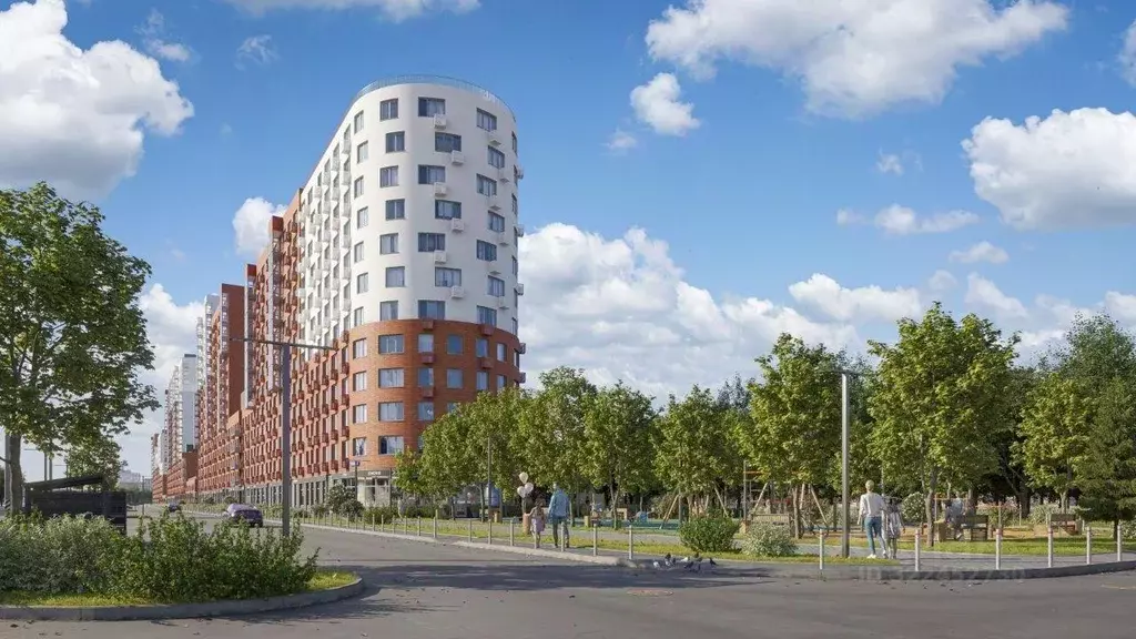 Квартира, 1 комната, 34.96 м - Фото 1