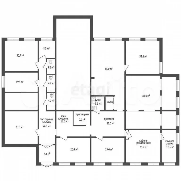 Продам офисное помещение, 438.1 м - Фото 0