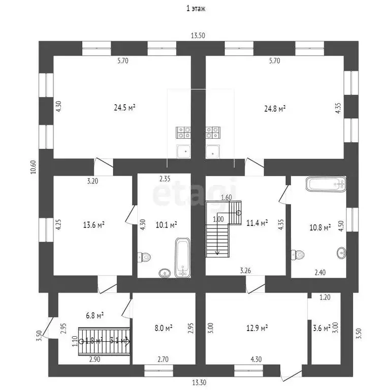 Дом в Мичуринск, Кооперативная улица (268.3 м) - Фото 0
