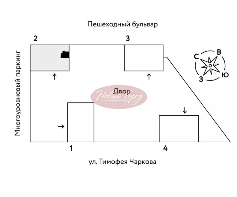 Квартира-студия: Тюмень, улица Тимофея Чаркова, 93 (27.7 м) - Фото 1