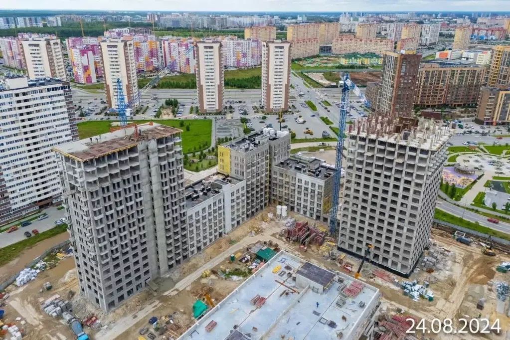 1-к кв. Тюменская область, Тюмень ул. Вадима Бованенко, 13 (39.22 м) - Фото 0