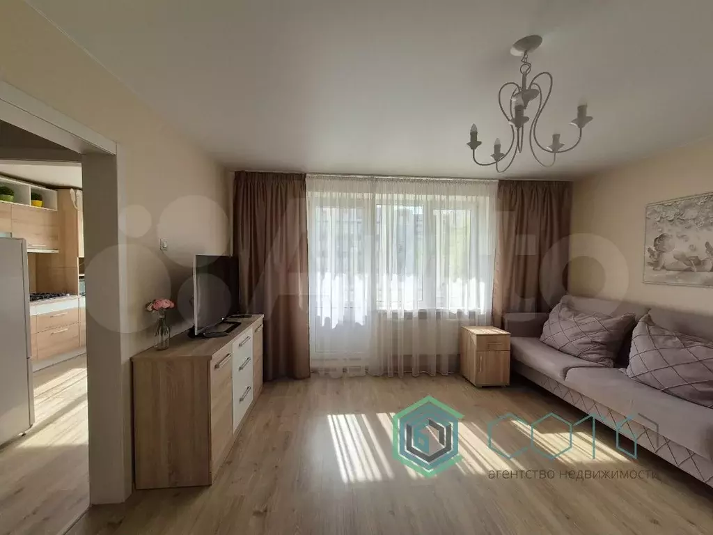 1-к. квартира, 43,3 м, 3/9 эт. - Фото 0