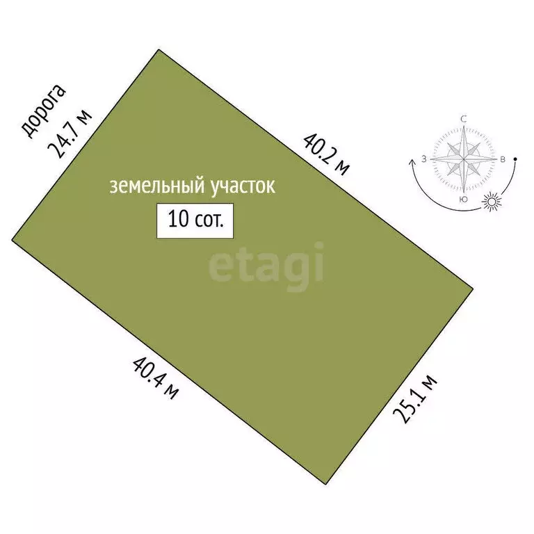 Участок в Тюменская область, Нижнетавдинский муниципальный округ, ... - Фото 1