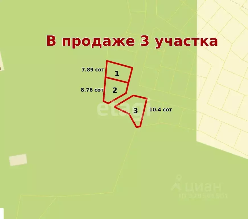 Участок в Новосибирская область, Новосибирский район, с. Кубовая  ... - Фото 1