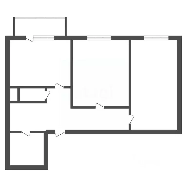 2-к кв. Амурская область, Шимановск 2-й мкр, 50 (56.0 м) - Фото 1
