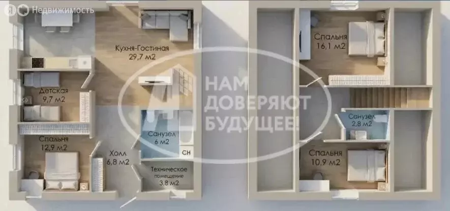 Дом в Пермский муниципальный округ, деревня Устиново, Дубовая улица, 6 ... - Фото 2