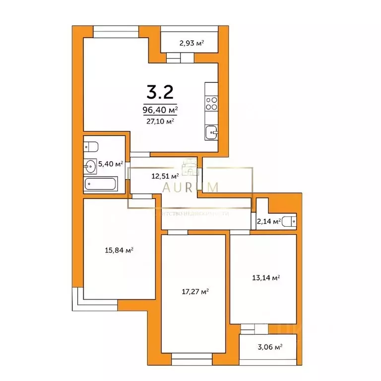 3-к кв. Тульская область, Тула городской округ, с. Осиновая Гора ул. ... - Фото 2