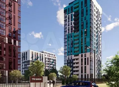 1-к. квартира, 46,2 м, 1/19 эт. - Фото 0