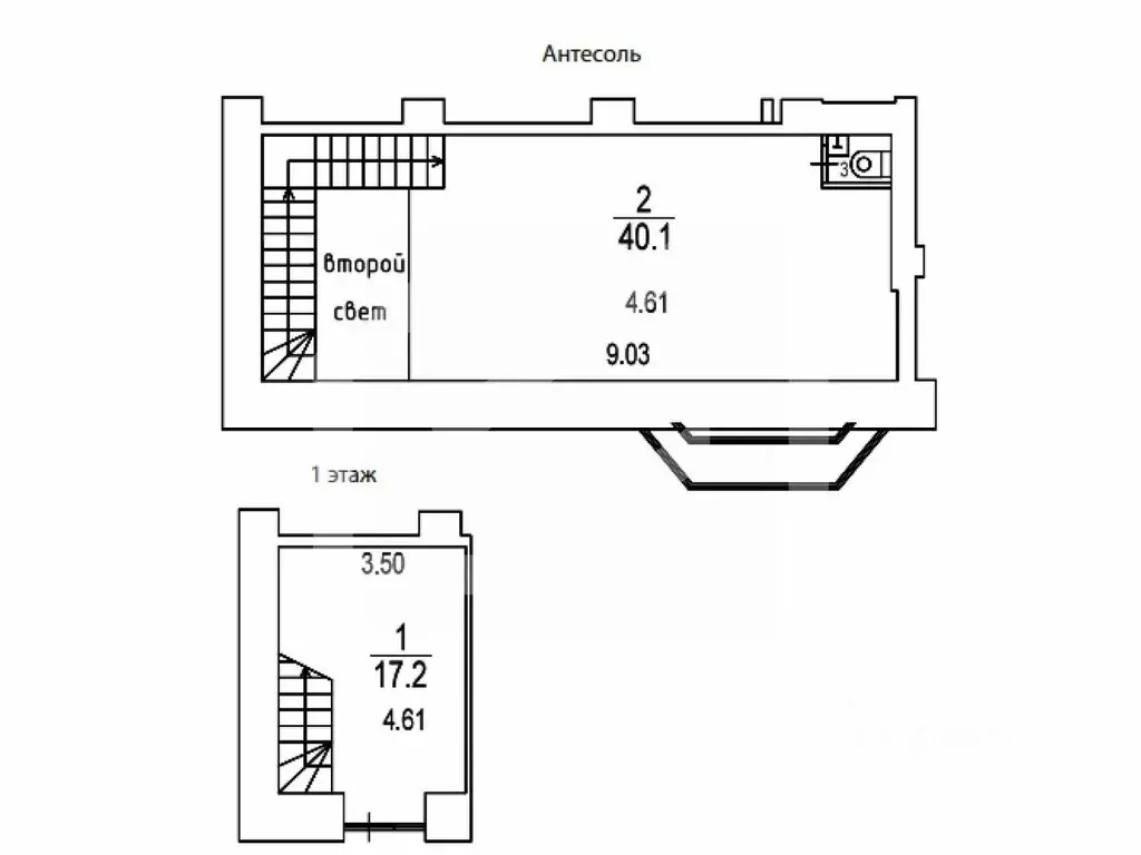 Помещение свободного назначения в Москва Тверская ул., 19 (58 м) - Фото 2
