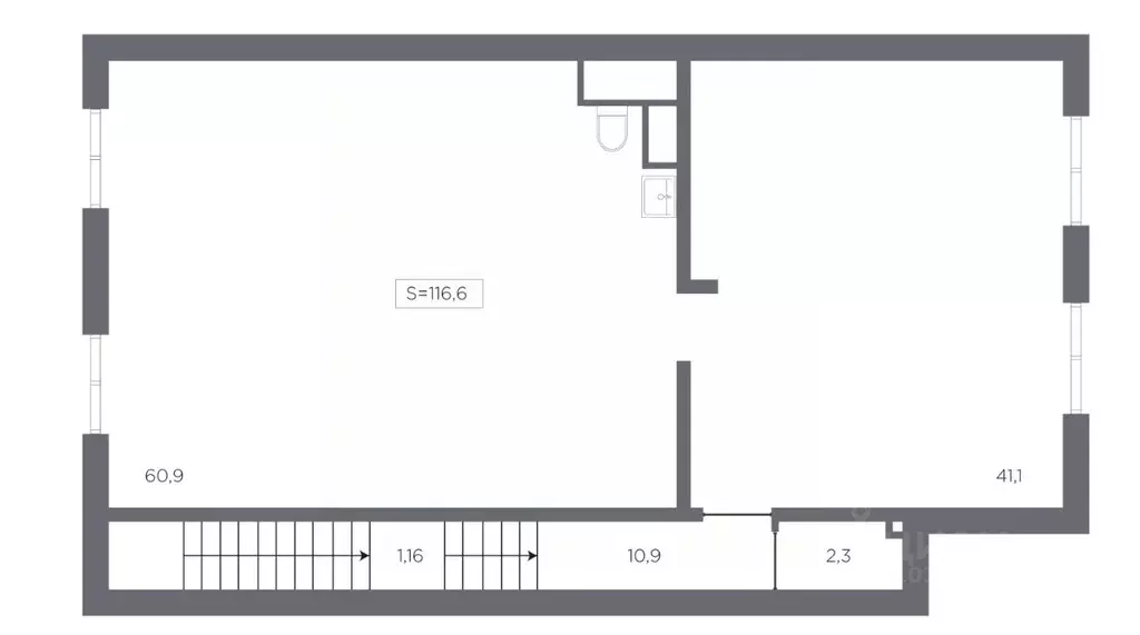 Помещение свободного назначения в Санкт-Петербург просп. Бакунина, 33 ... - Фото 2