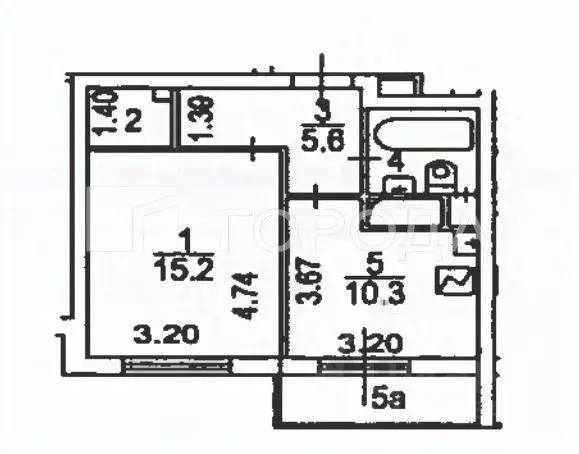 1-к кв. Москва Большая Калитниковская ул., 42А (37.0 м) - Фото 1