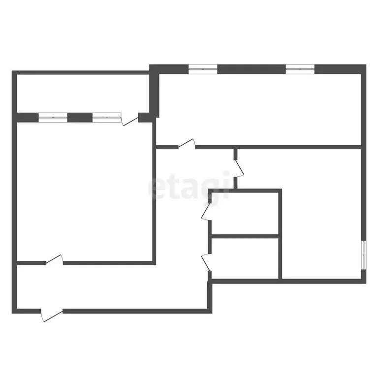 2-комнатная квартира: Благовещенск, улица Фрунзе, 47 (65 м) - Фото 0