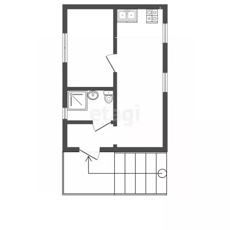 Дом в Крым, Сакский район, Суворовское с/пос, Звезда СНТ ул. ... - Фото 2