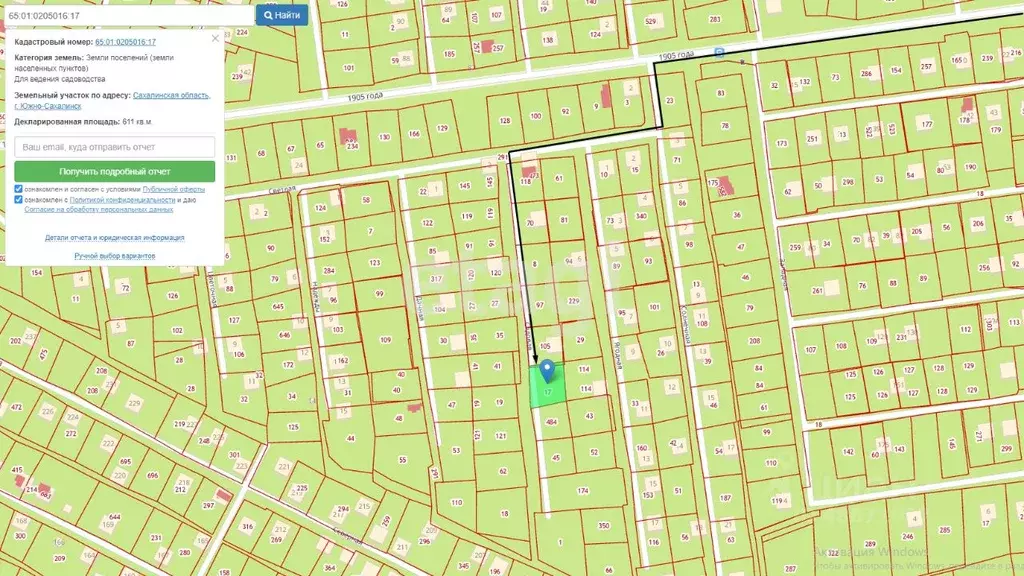 Участок в Сахалинская область, Южно-Сахалинск Энтузиаст ДНТ,  (6.1 ... - Фото 2