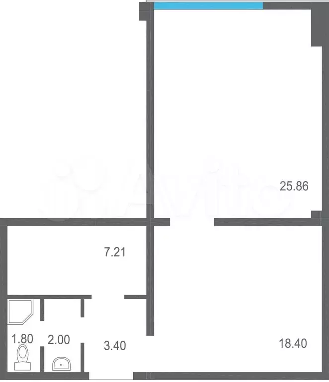 Офис, 48.49 м - Фото 0