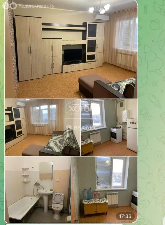 1-комнатная квартира: Элиста, Ипподромная улица, 101 (32 м) - Фото 0