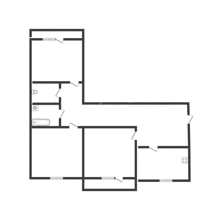 3-комнатная квартира: Ангарск, микрорайон 6А, 27 (66.9 м) - Фото 1