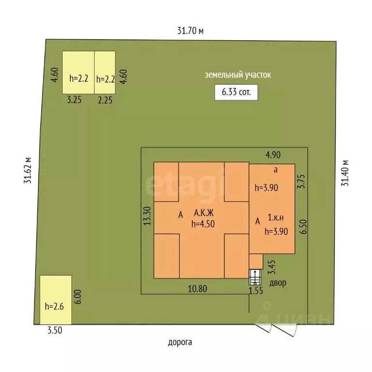 Дом в Костромская область, Кострома Пантусово мкр, проезд 3-й ... - Фото 1