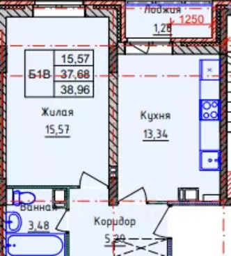 1-к кв. Ярославская область, Ярославль проезд 1-й Брагинский, 21 ... - Фото 1