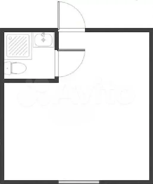 Квартира-студия, 20,3 м, 1/6 эт. - Фото 0