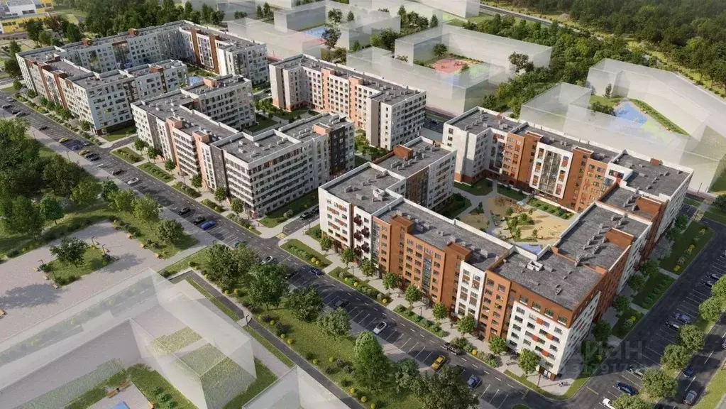 2-к кв. Калининградская область, Гурьевск Включи жилой комплекс (57.97 ... - Фото 1