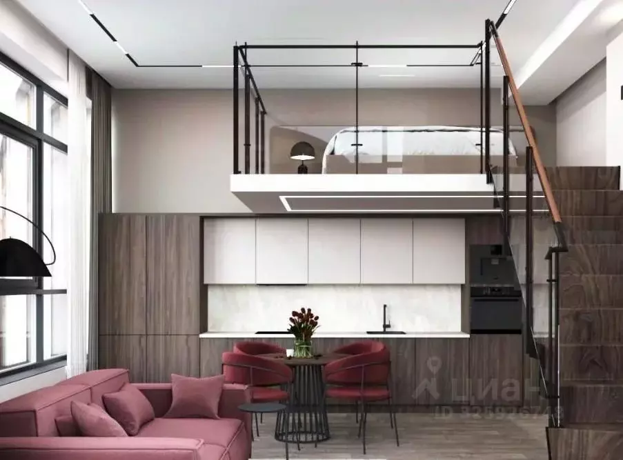 1-к кв. Москва Октябрьский пер., 5 (51.1 м) - Фото 1