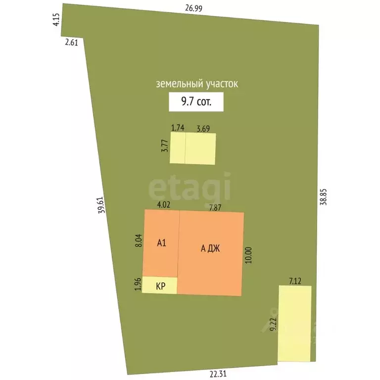 Дом в Брянская область, Унеча ул. Ковпака, 27 (93 м) - Фото 1